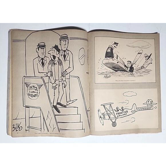 1971 Great Flying Cartoons Magazine Plane & Pilot Magazine M653 - Picture 4 of 7